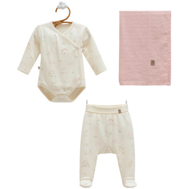 Set body+pants+
muslin blanket, series BASIC 