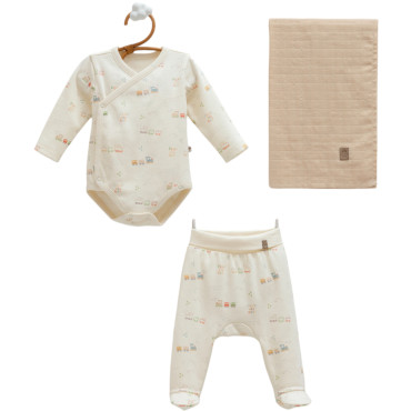 Set body+pants+
muslin blanket, series BASIC 