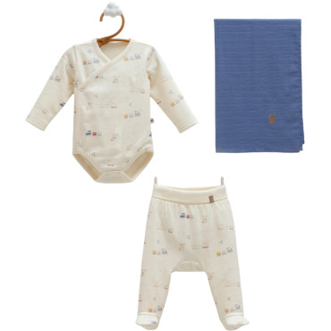 Set body+pants+
muslin blanket, series BASIC 