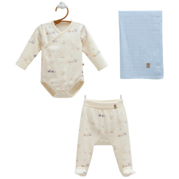 Set body+pants+
muslin blanket, series BASIC 