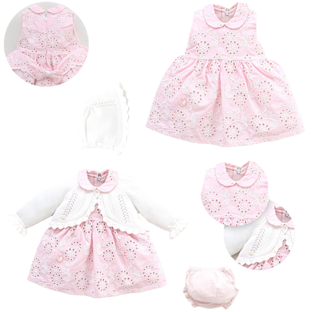 Set sweater+dress+hat+panties