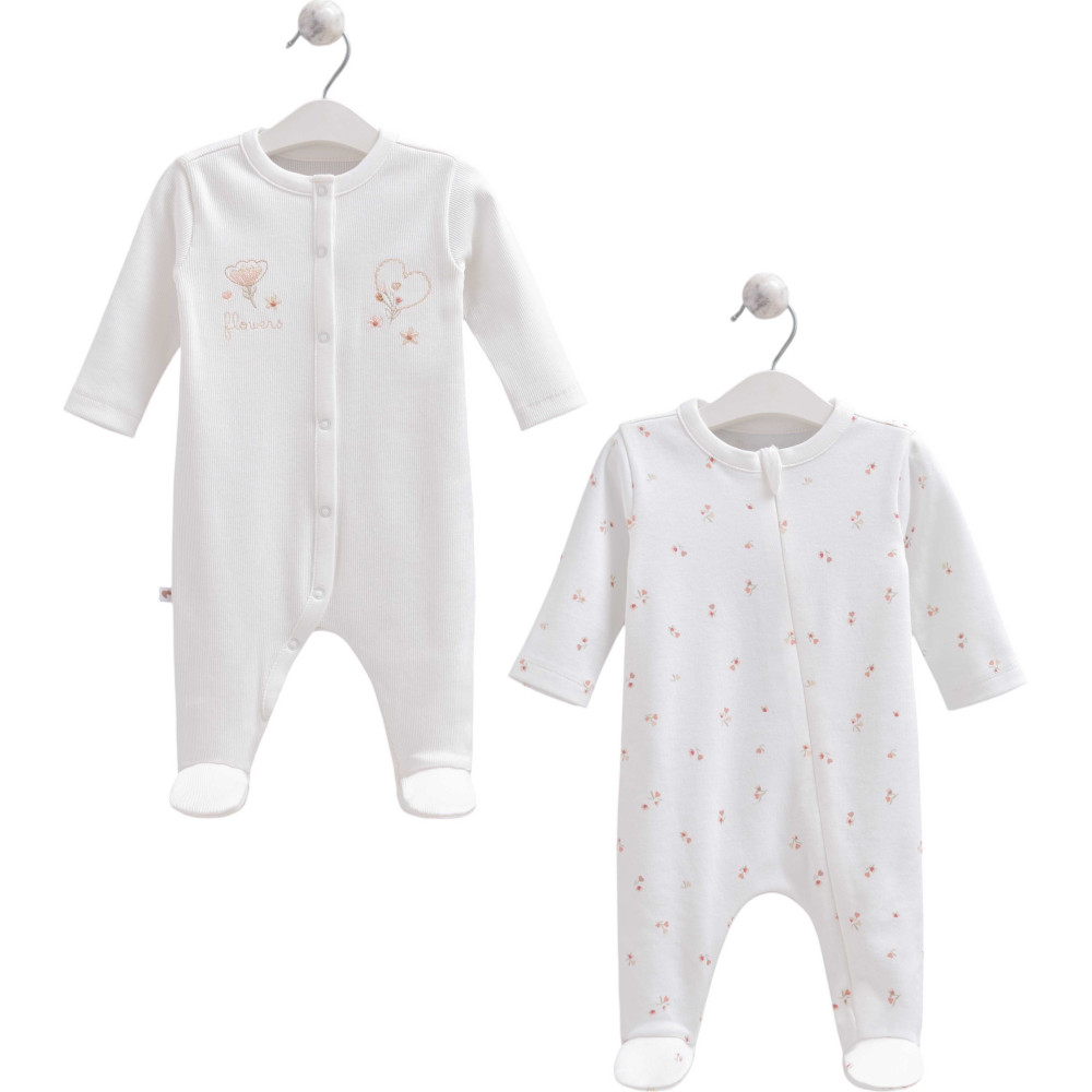 Overalls set 2pcs (pack of 2 sets), series LOVE BUNNY