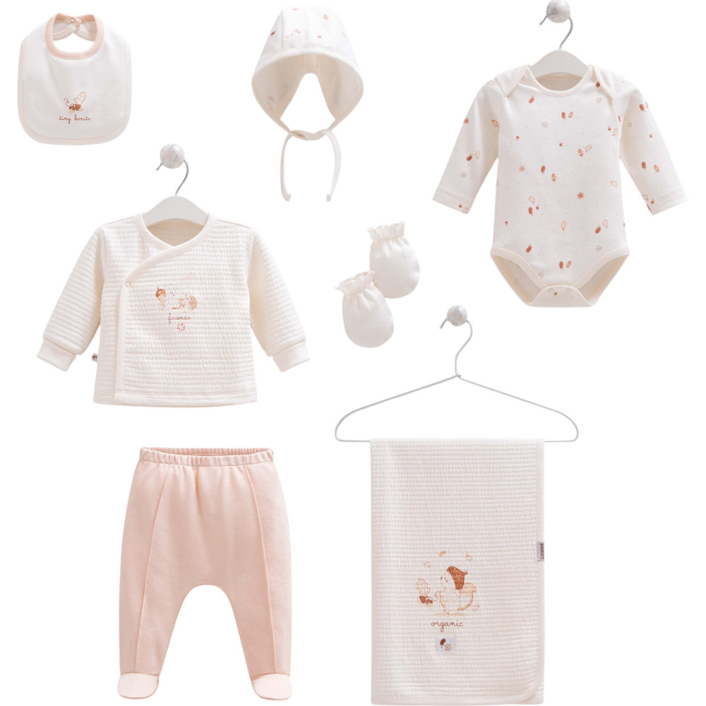 Set 7 items, series TINY ORGANIC BOY