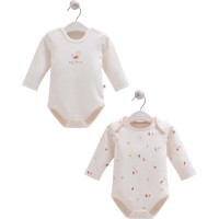 Body set 2pcs (pack of 4 sets), series TINY ORGANIC BOY