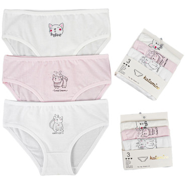 Set panties 3pcs (pack of 4 sets) Rory