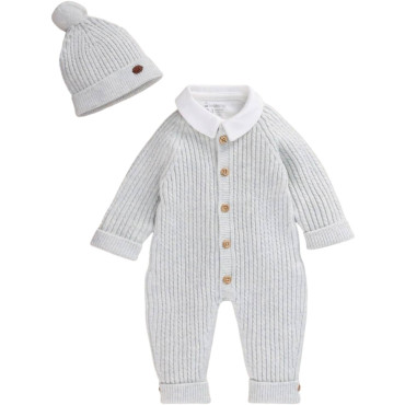 Set overalls+body+hat