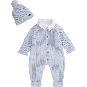 Set overalls+body+hat