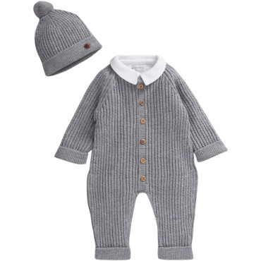 Set overalls+body+hat