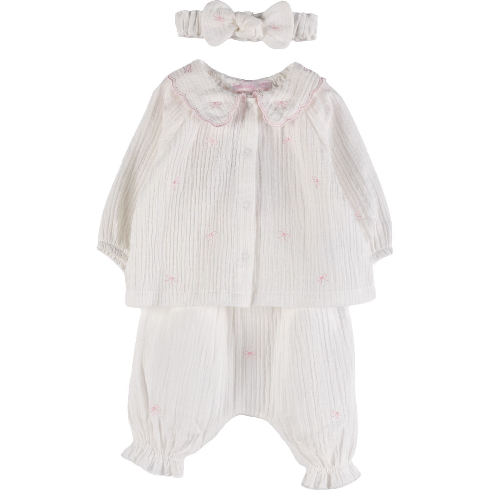 Set blouse+pants+headband