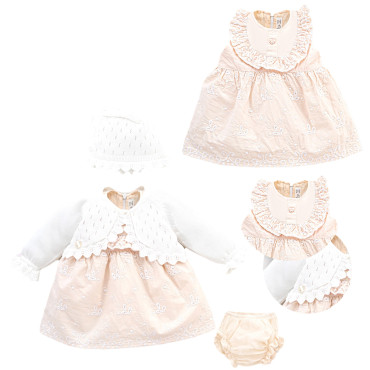 Set sweater+dress+hat+panties