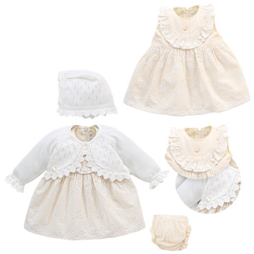 Set sweater+dress+hat+panties