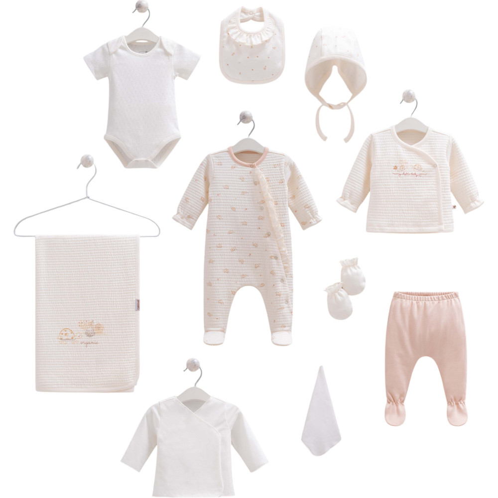 Set 10 items, series TINY ORGANIC GIRL