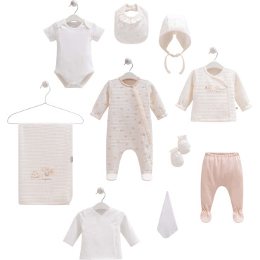 Set 10 items, series TINY ORGANIC GIRL