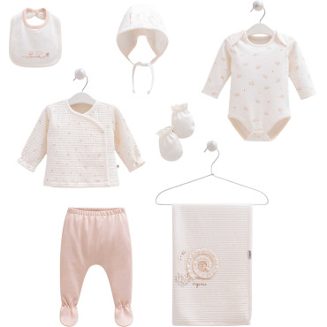 Set 7 items, series TINY ORGANIC GIRL