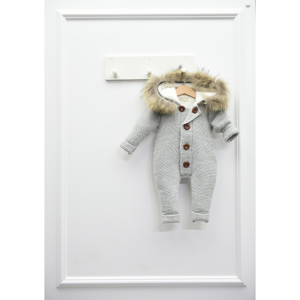 Overalls with fur (removable) 