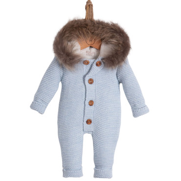 Overalls with fur (removable) 