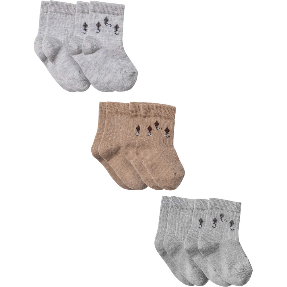 Socks set 6 pairs (pack of 3 sets)