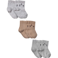 Socks set 6 pairs (pack of 3 sets)