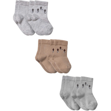 Socks set 6 pairs (pack of 3 sets)