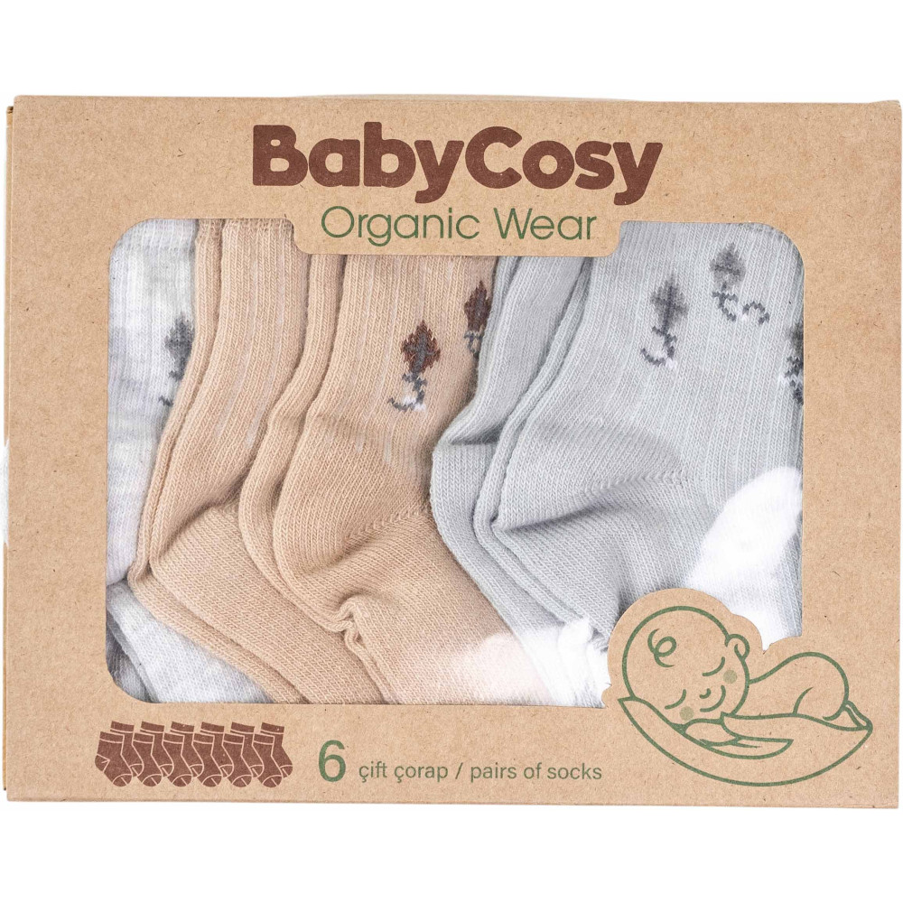 Socks set 6 pairs (pack of 3 sets)