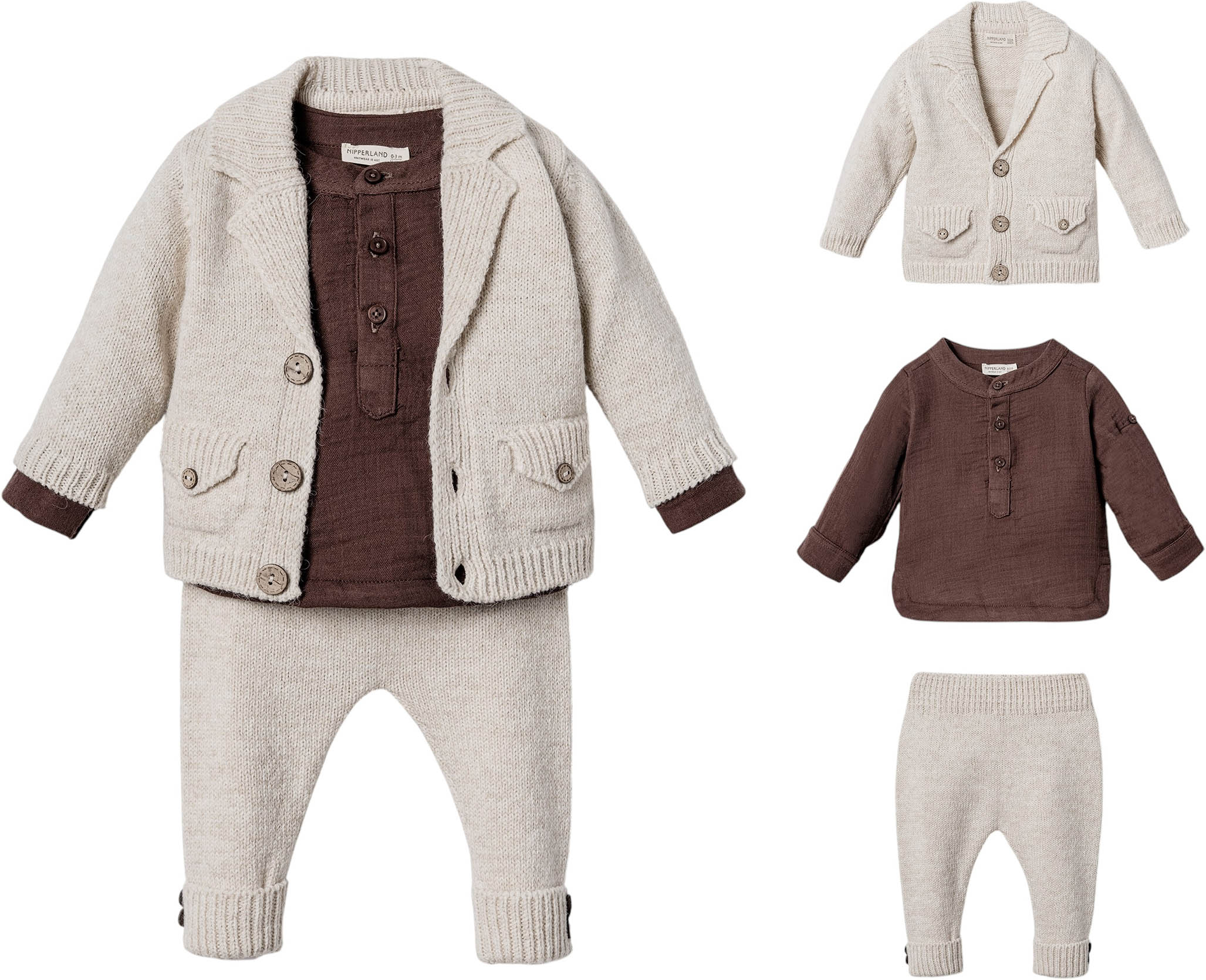Set sweater+sweater+pants