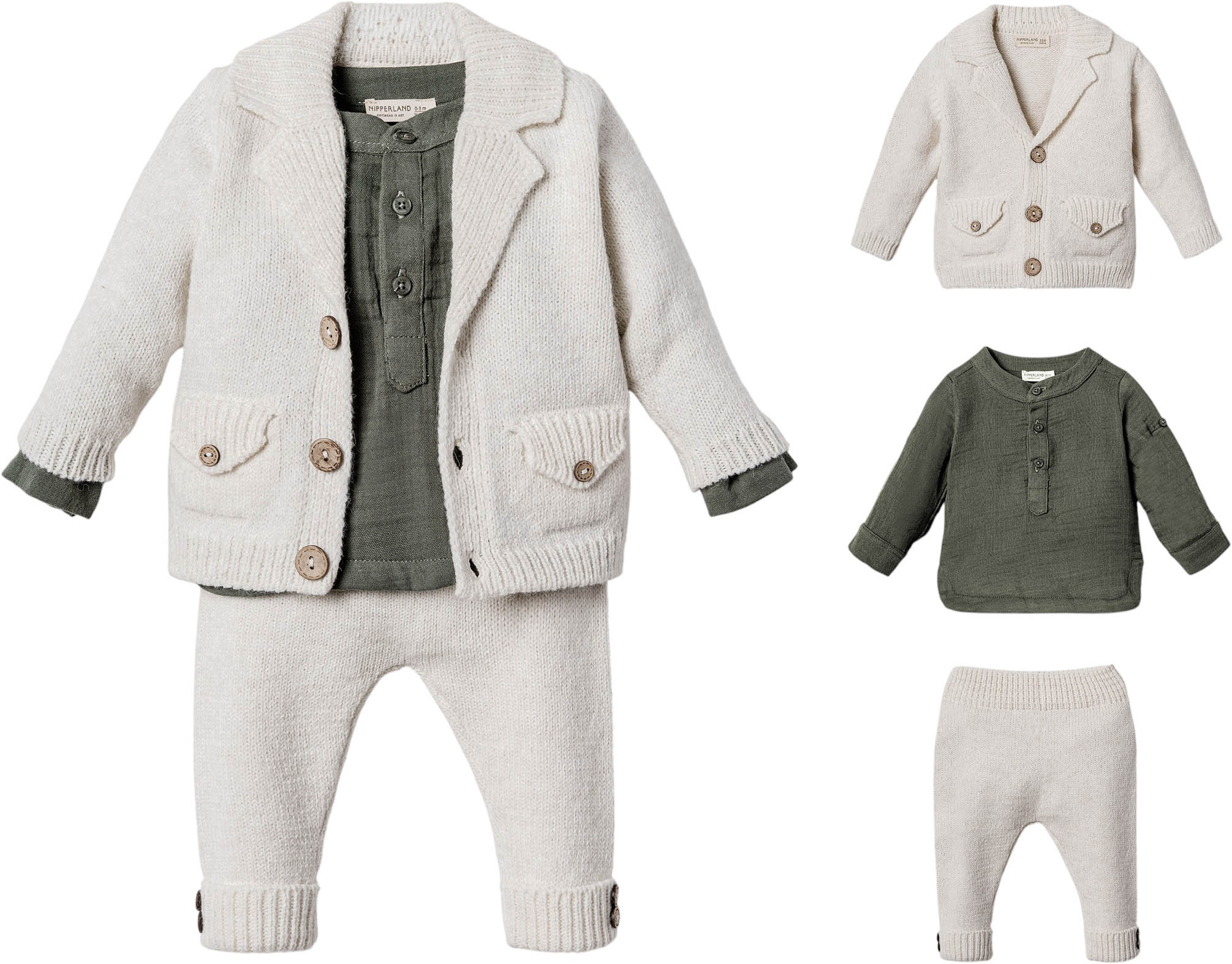 Set sweater+sweater+pants