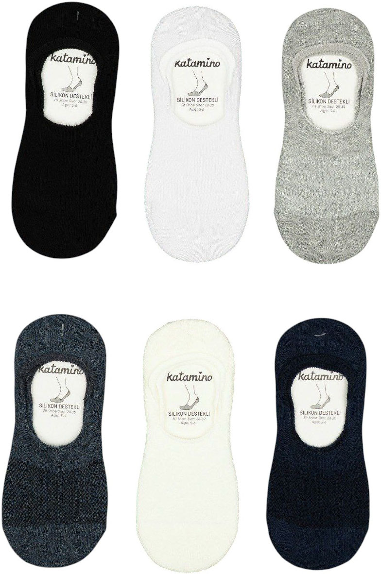 Socks no-show cotton Silikonlu