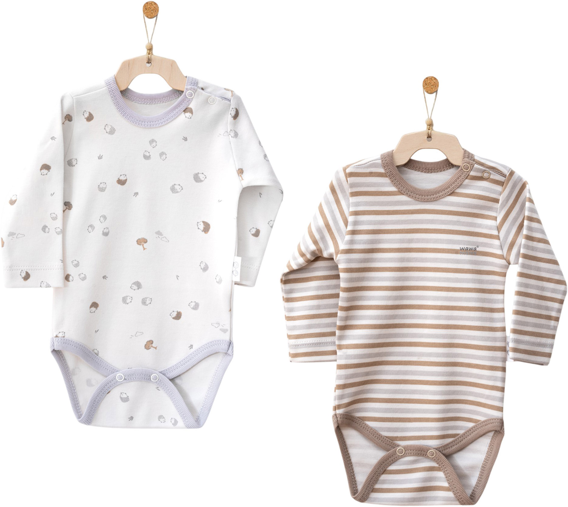 Body set 2pcs (pack of 6 sets), series HEDGEHOG Body set 2pcs (pack of 6 sets), series HEDGEHOG