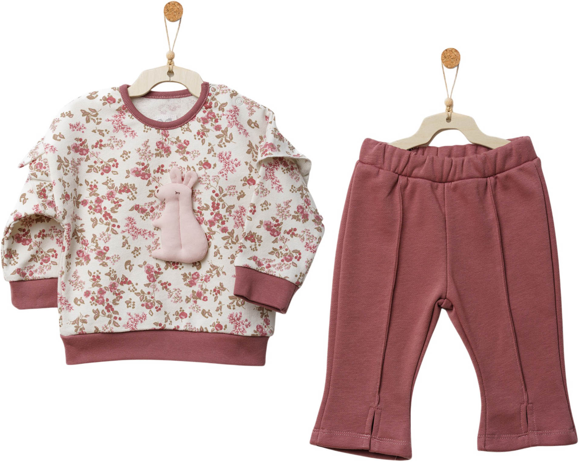 Set sweater+pants, series FLORAL DREAMS