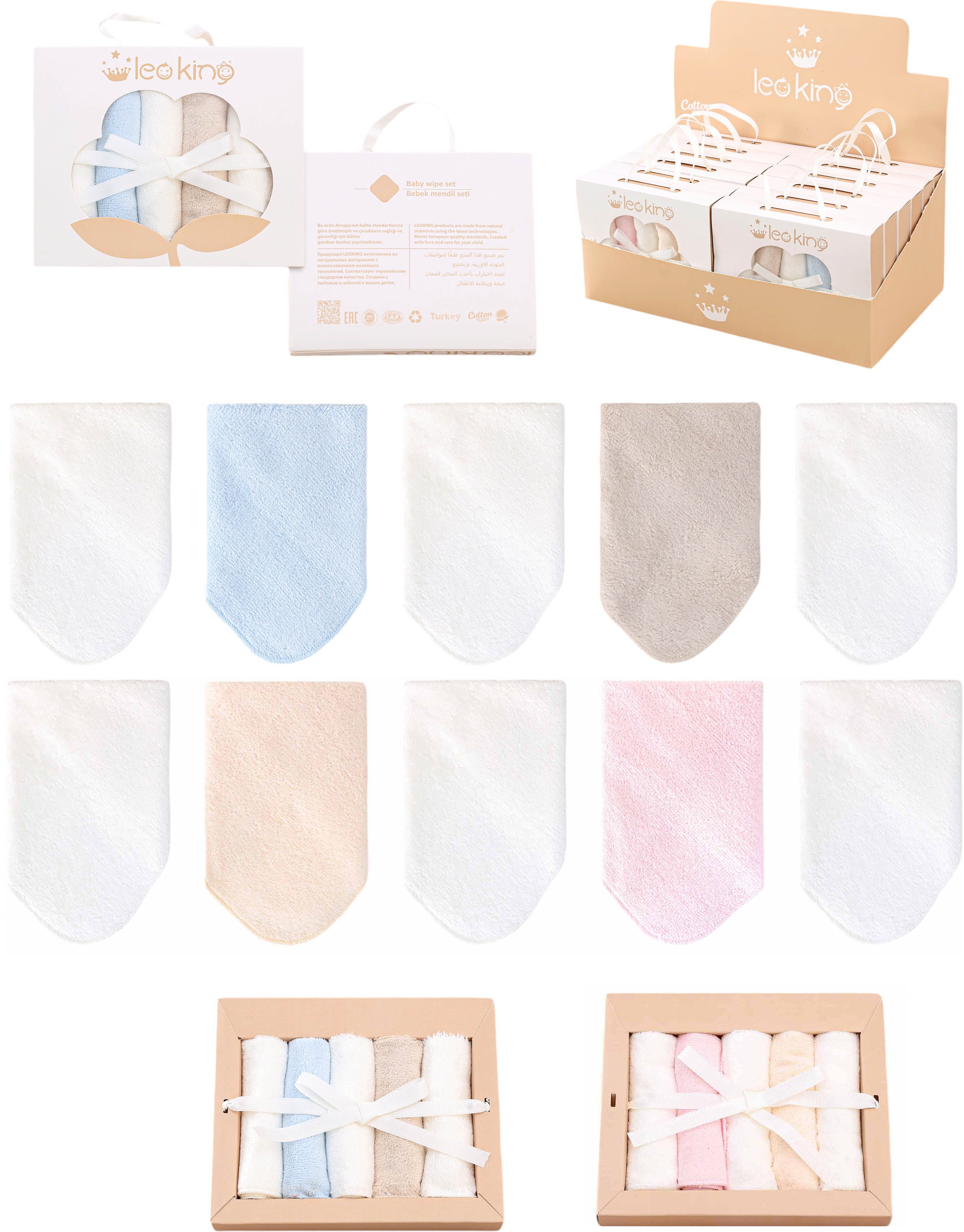 Terry cloth handkerchiefs (5 pcs.)