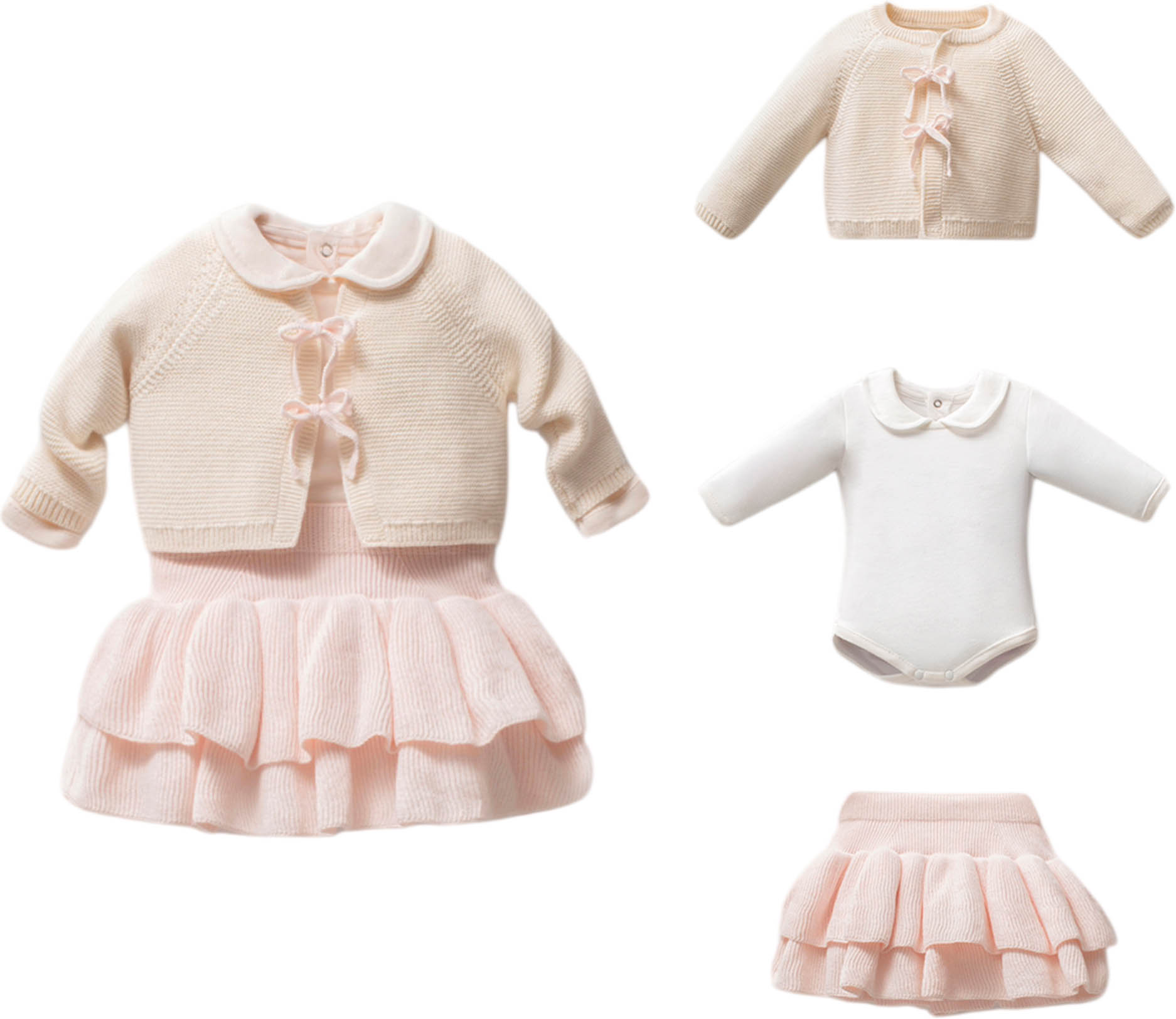 Set sweater+body+skirt
