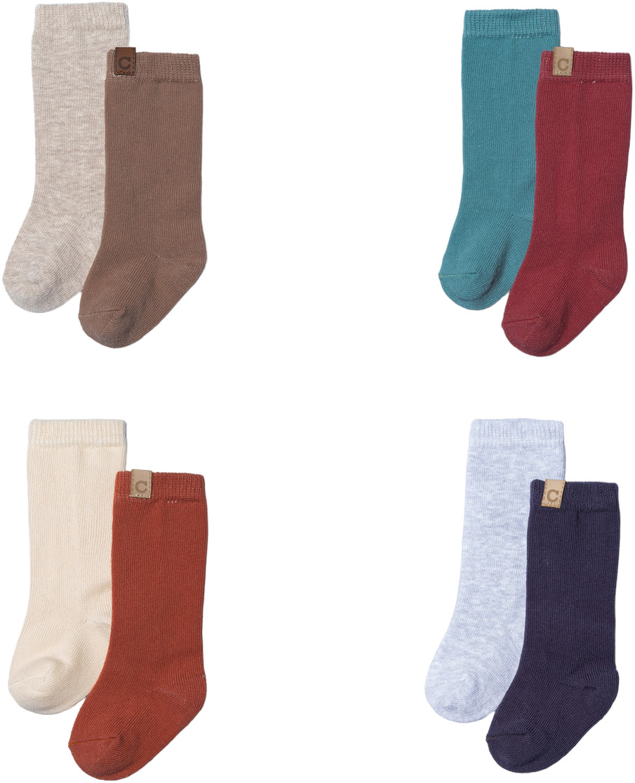 Socks set 2 pairs (pack of 12 sets), series BASIC