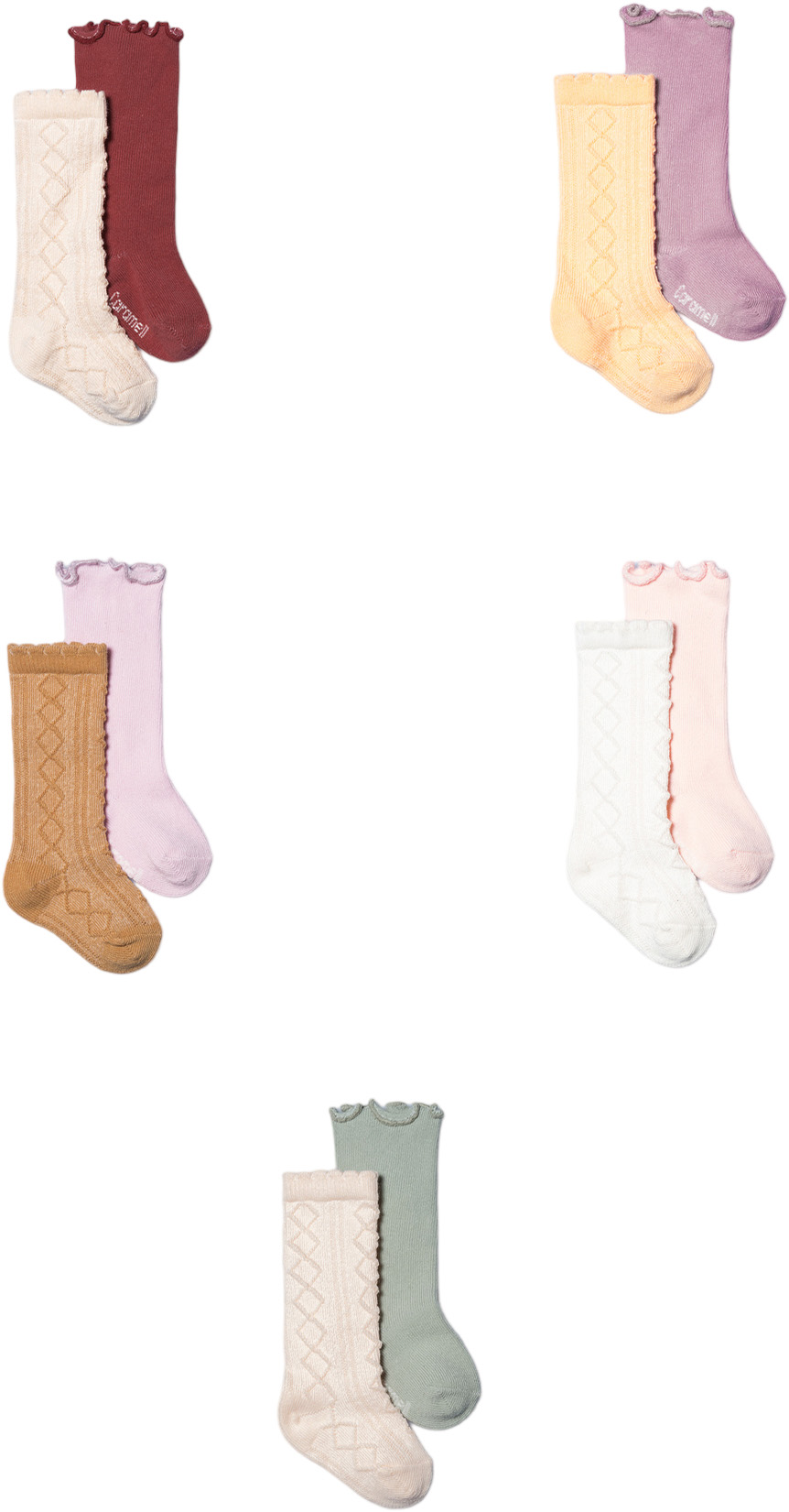 Socks set 2 pairs (pack of 12 sets), series BASIC