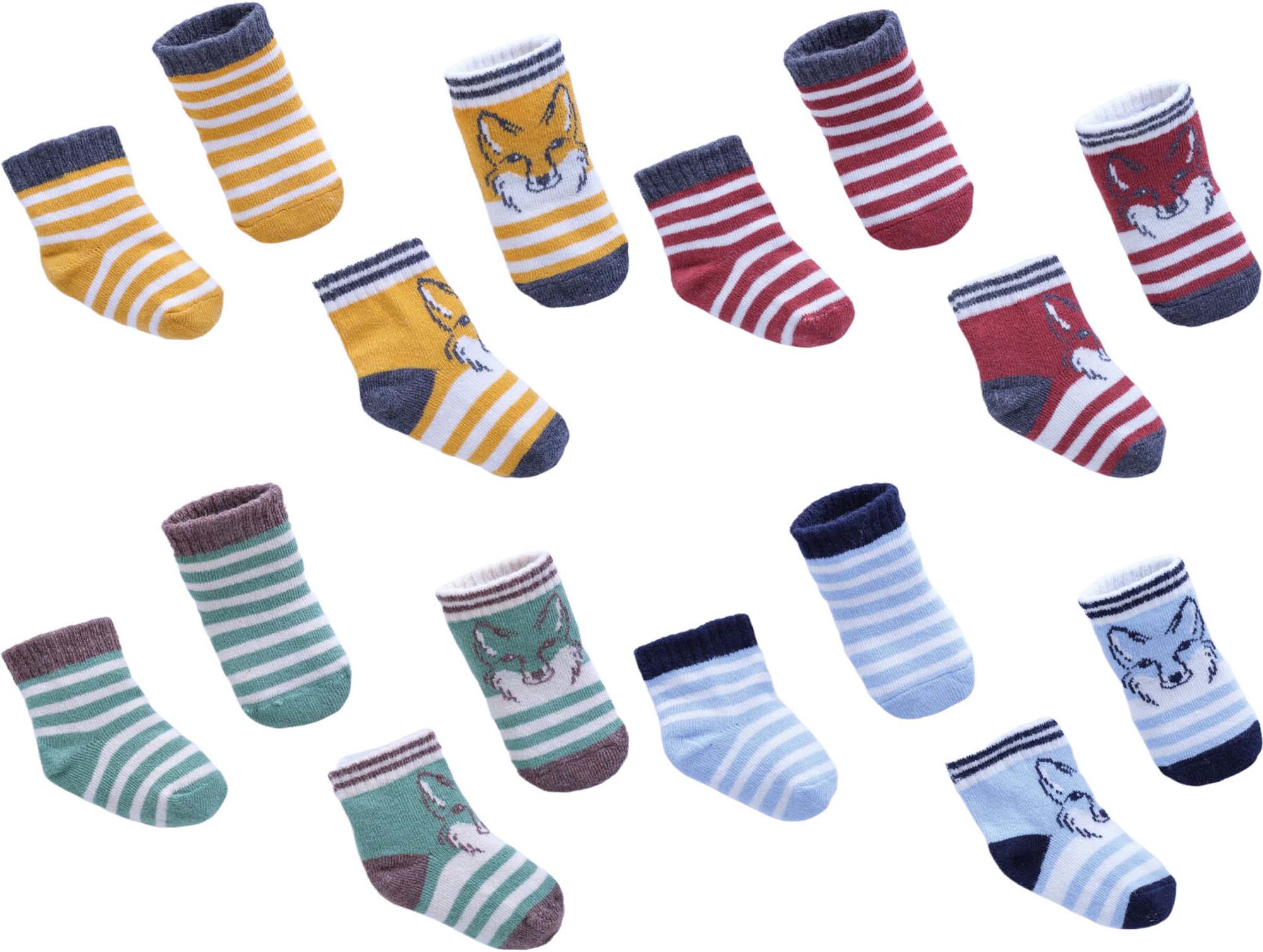 Socks set 2 pairs (pack of 12 sets), series BASIC