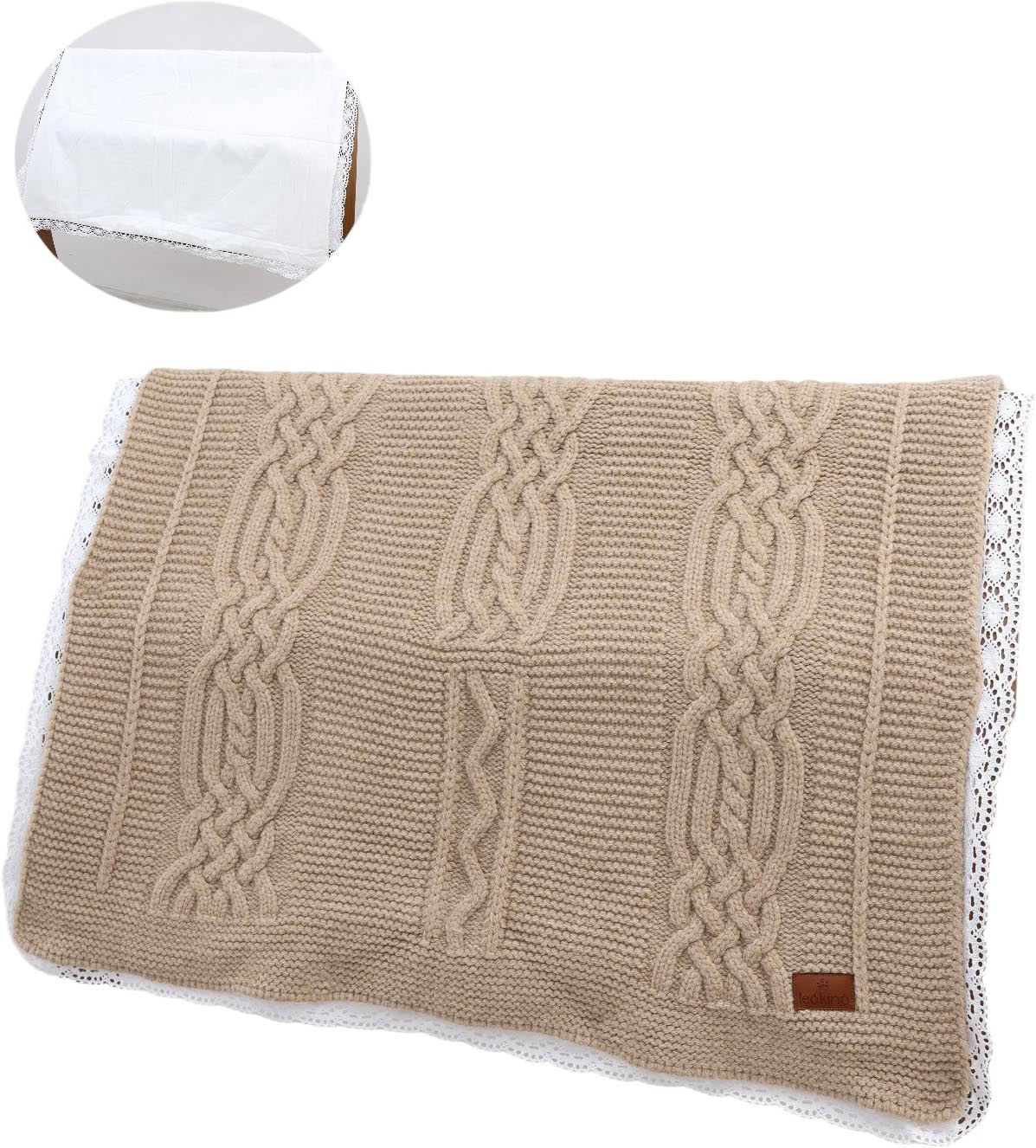 Blanket knitted+blanket cotton