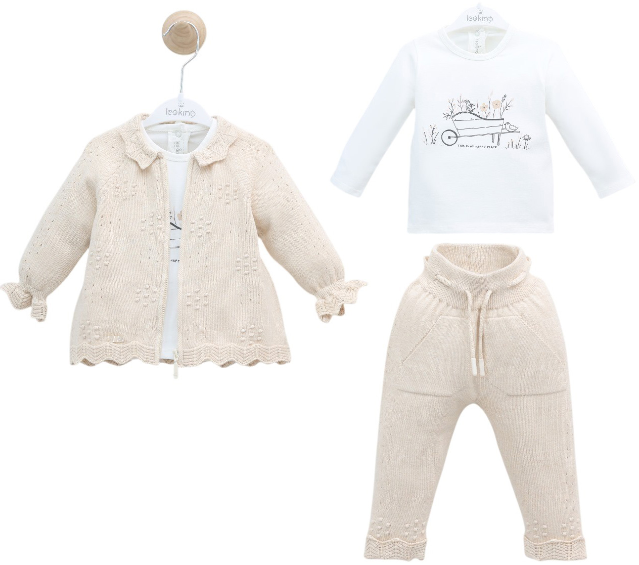 Set sweater+sweater+pants