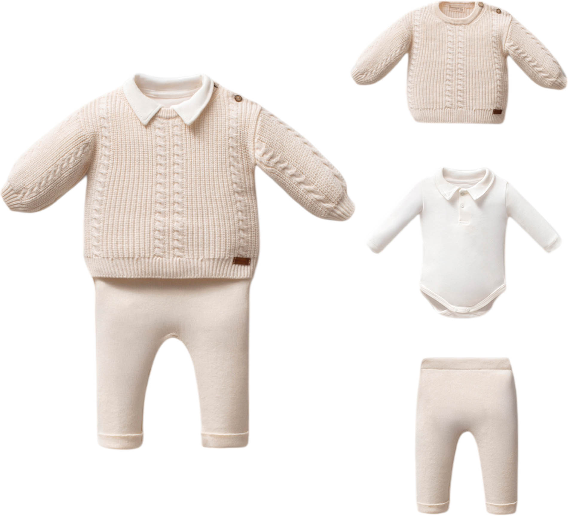 Set sweater+body+pants