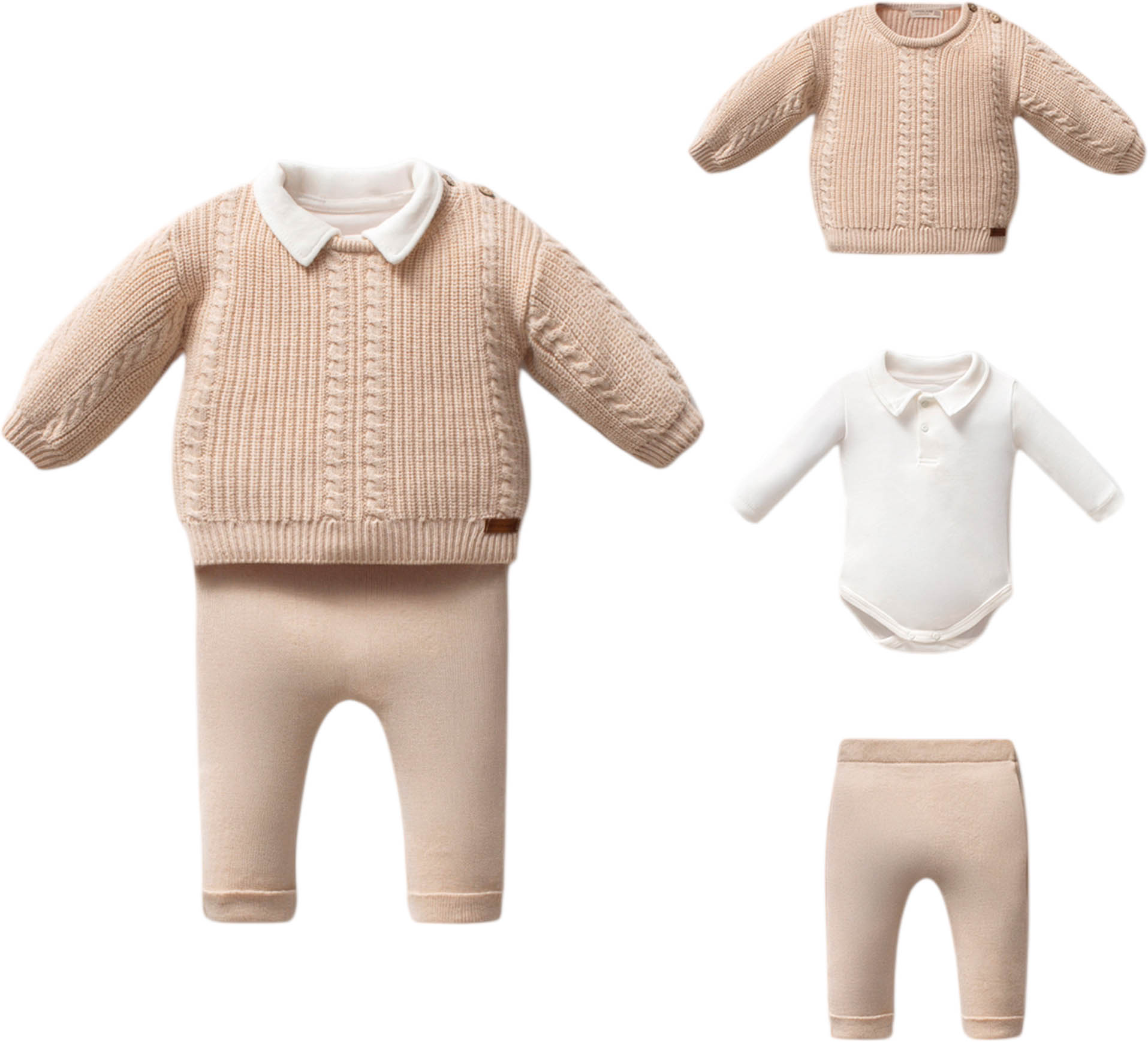 Set sweater+body+pants