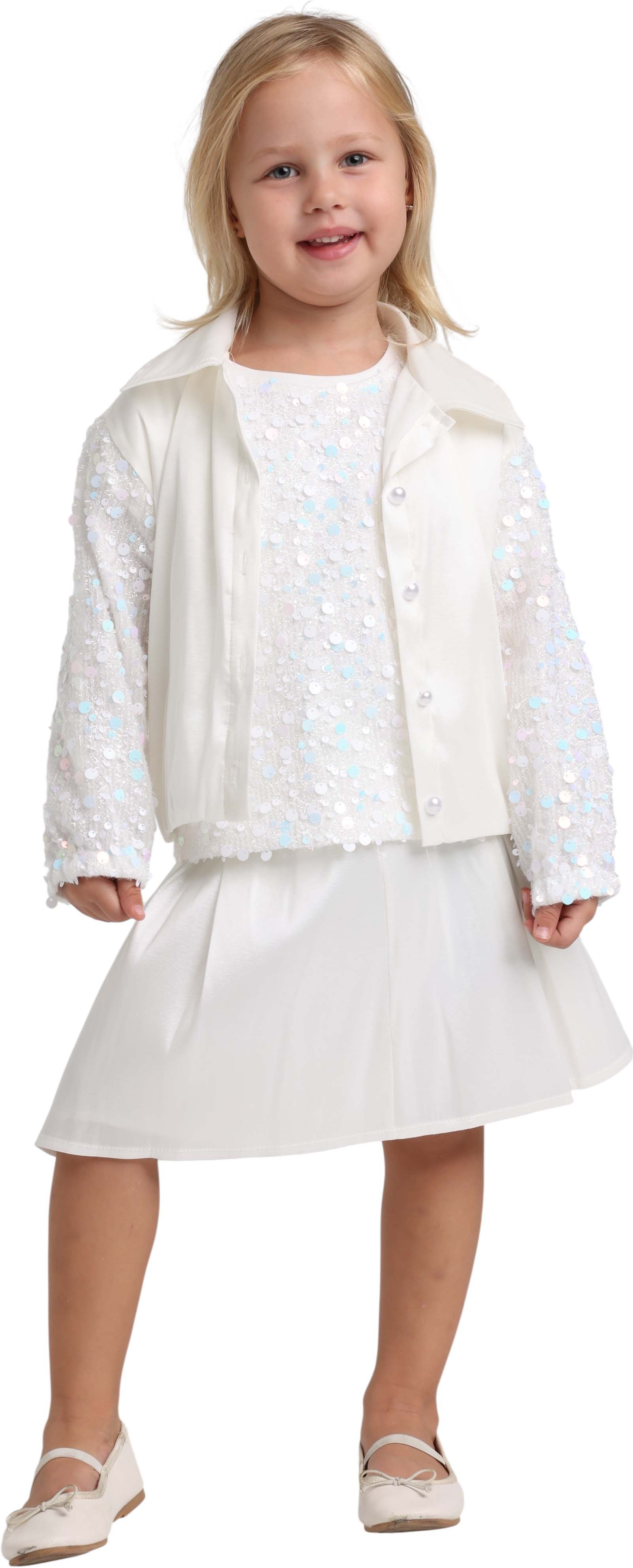 Set jacket+vest+skirt-shorts