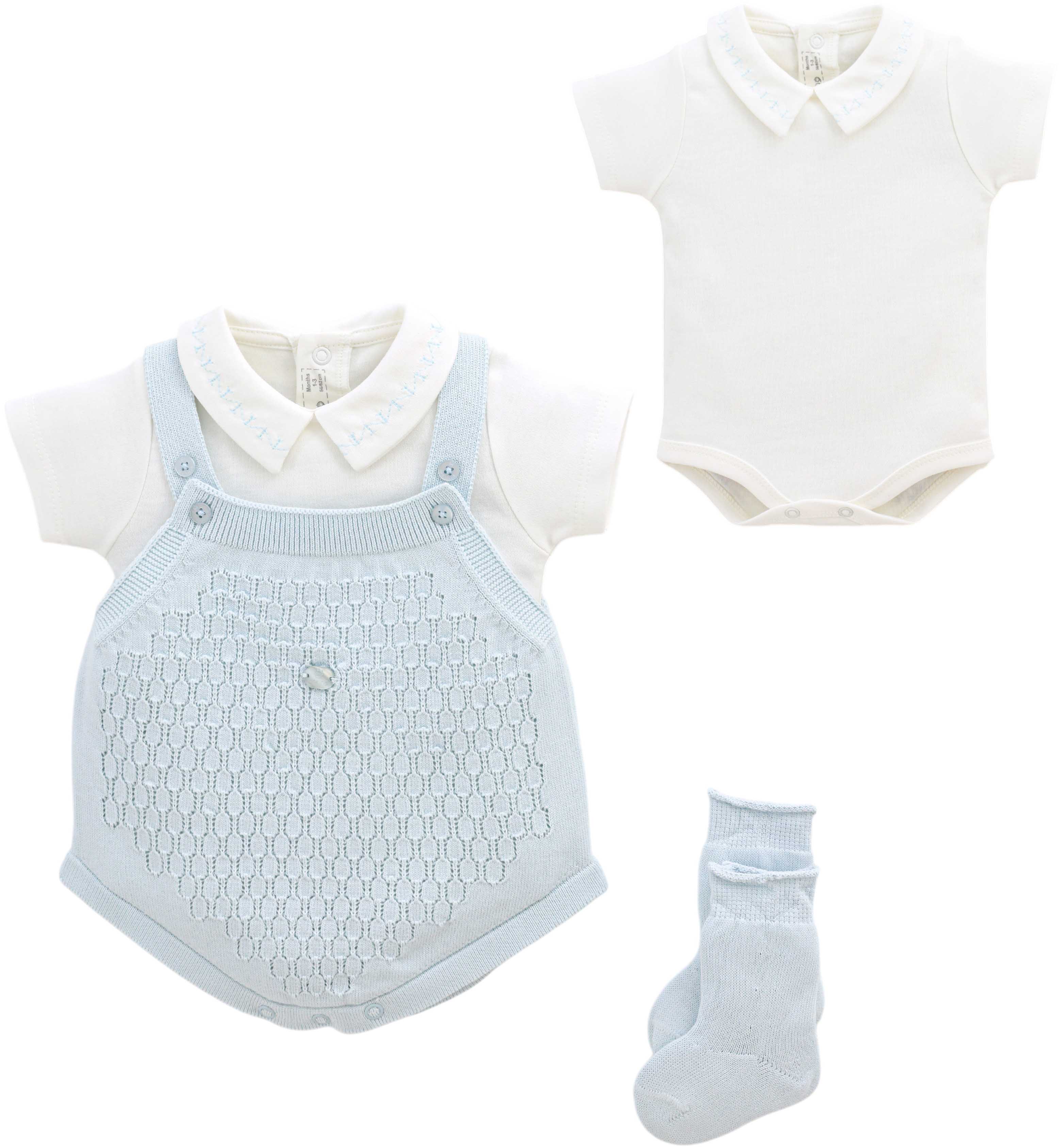 Set overalls+body+socks