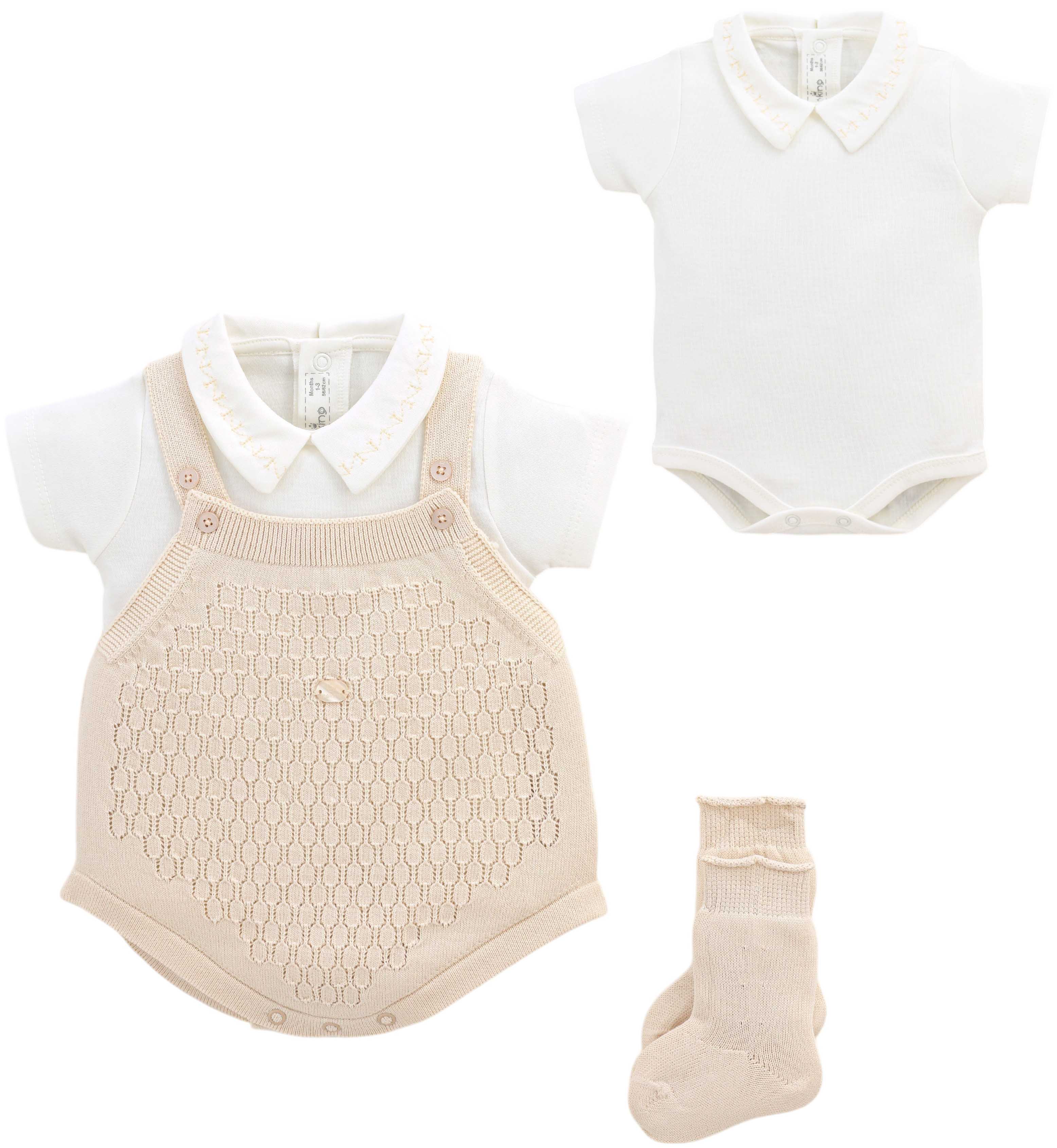 Set overalls+body+socks