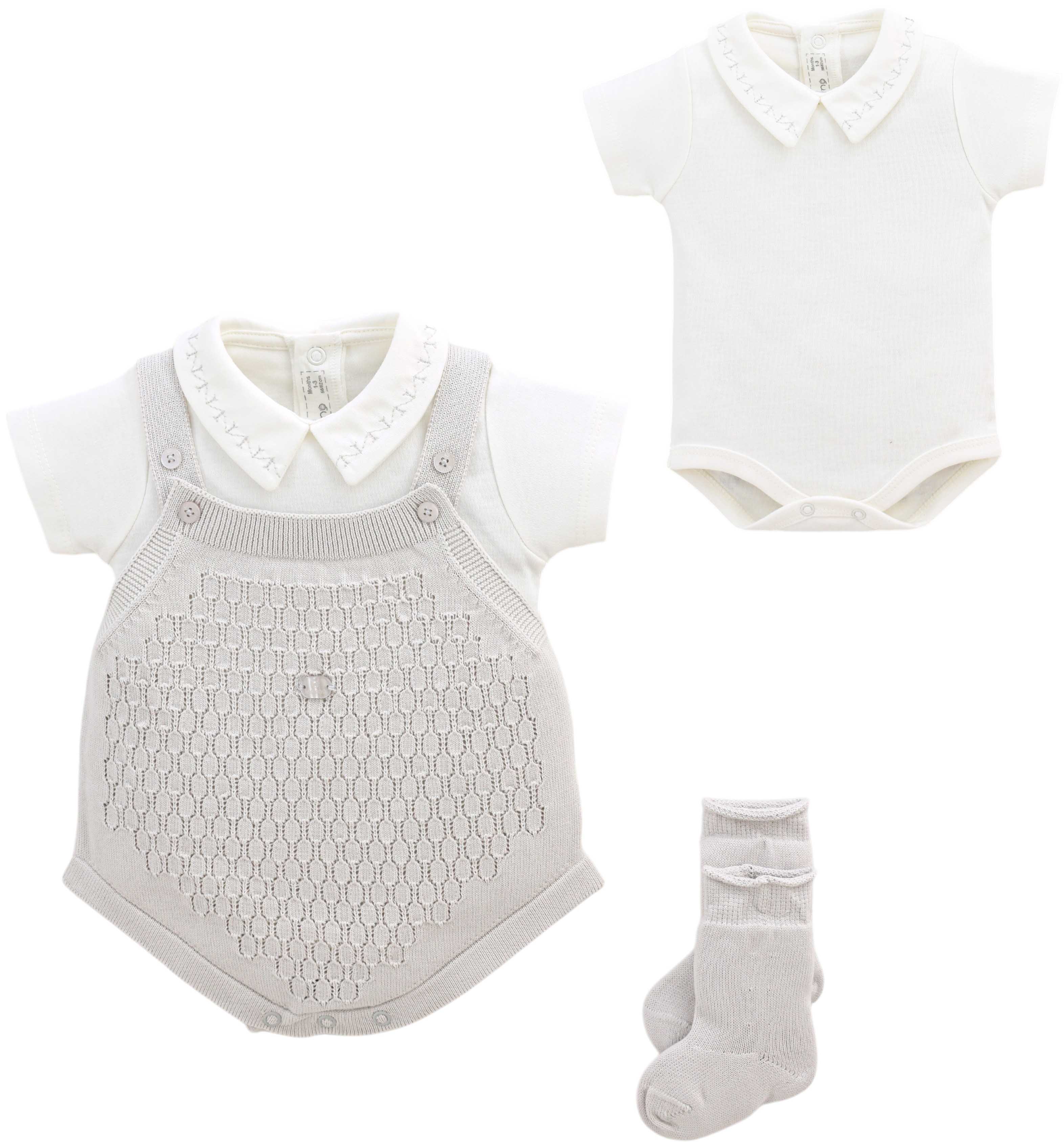 Set overalls+body+socks