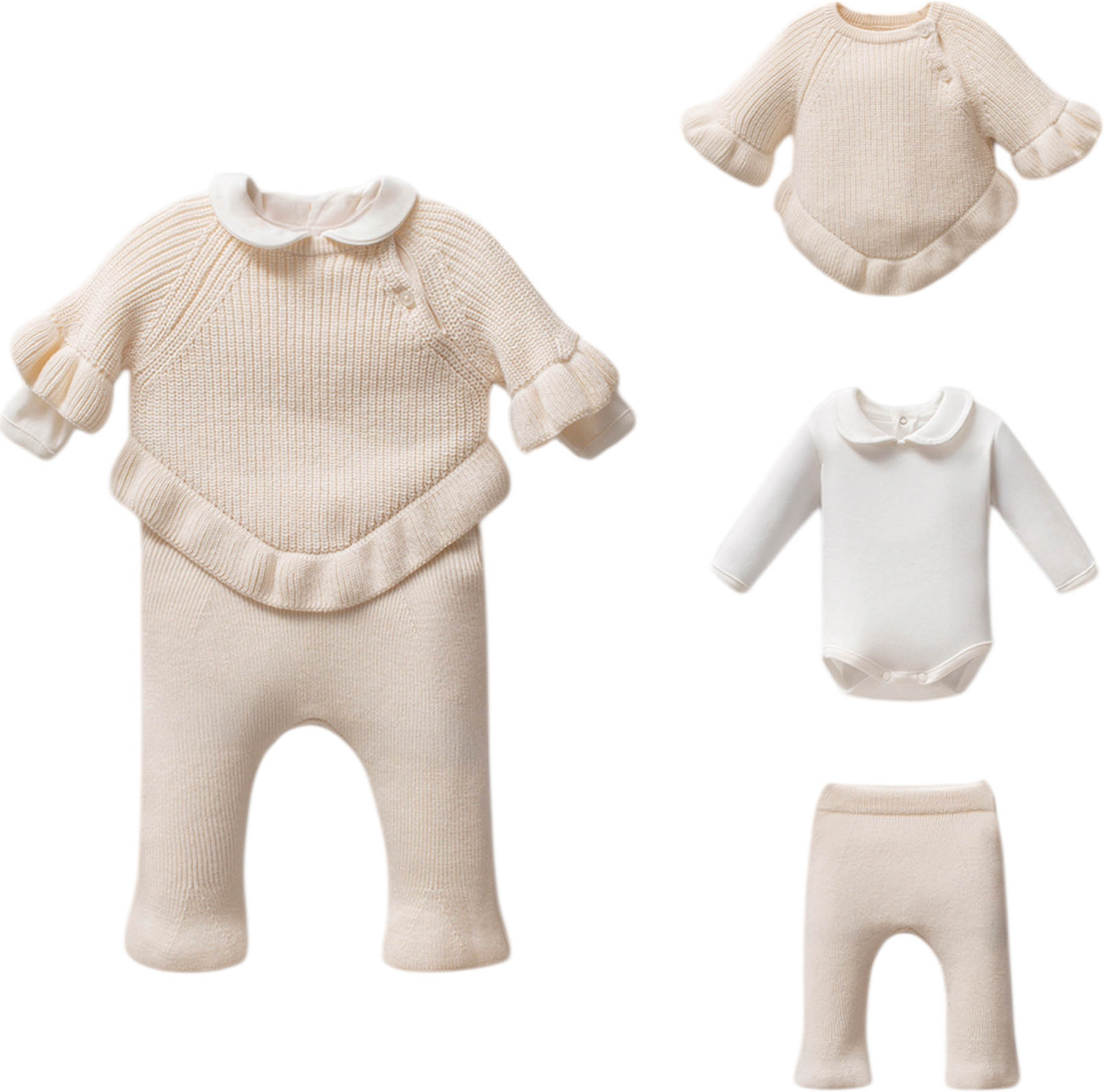 Set sweater+body+pants