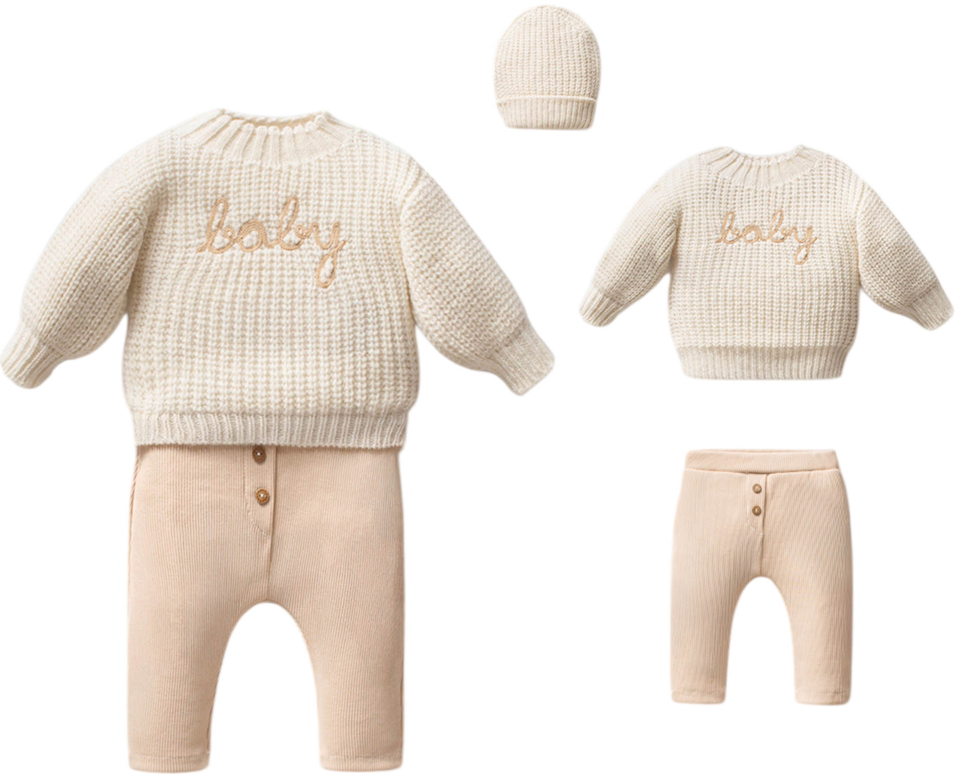 Set sweater + hat + pants