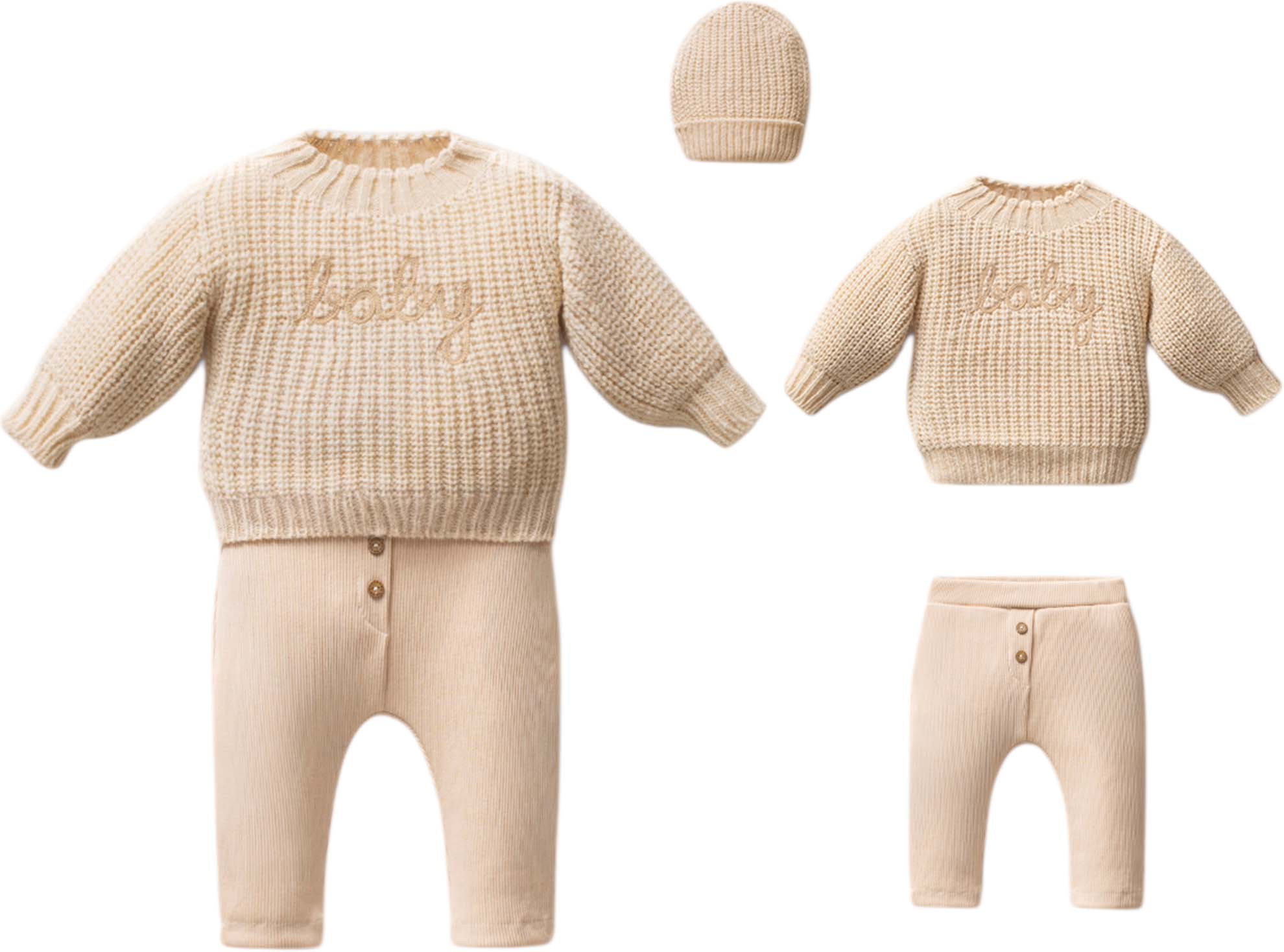 Set sweater + hat + pants