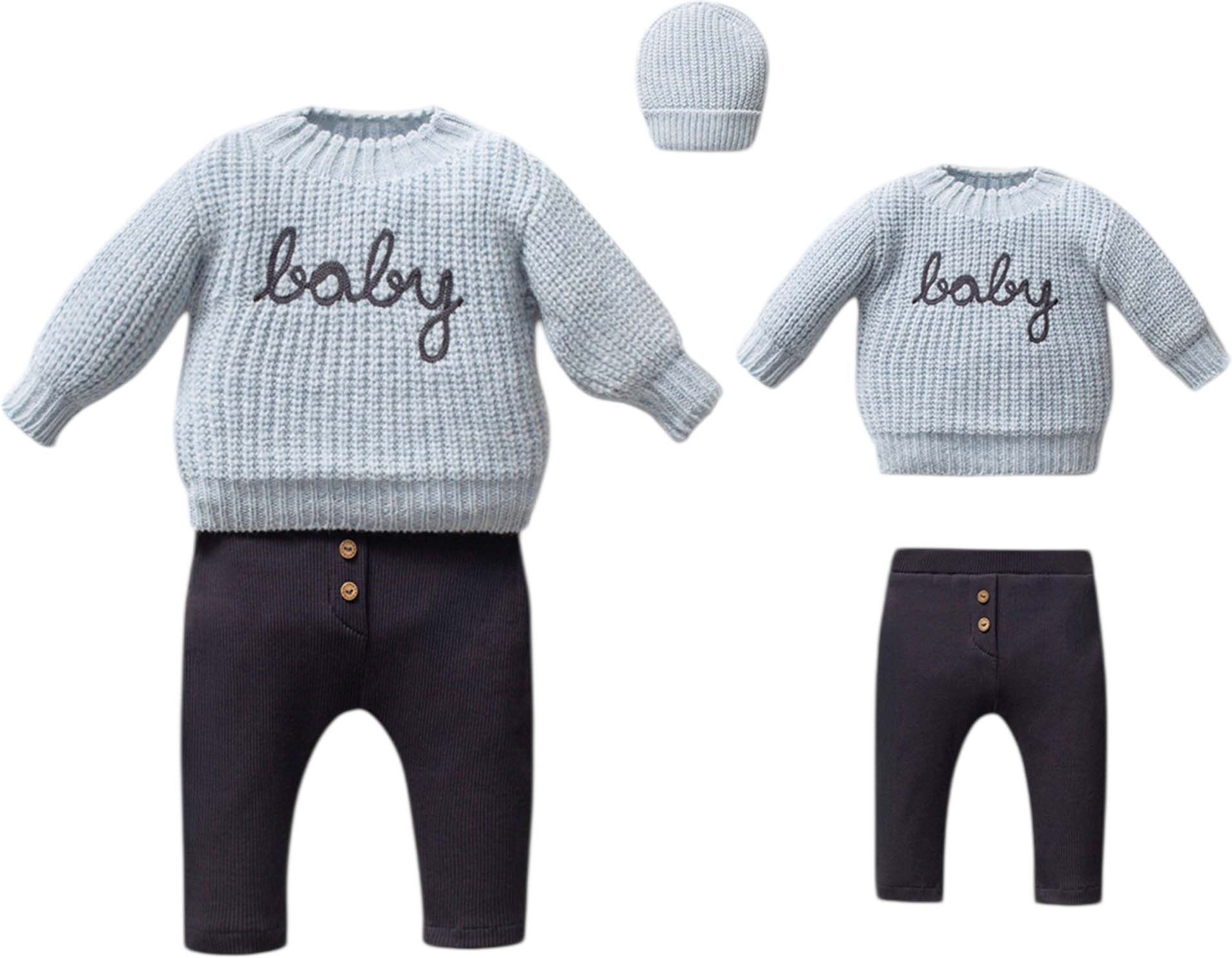 Set sweater + hat + pants