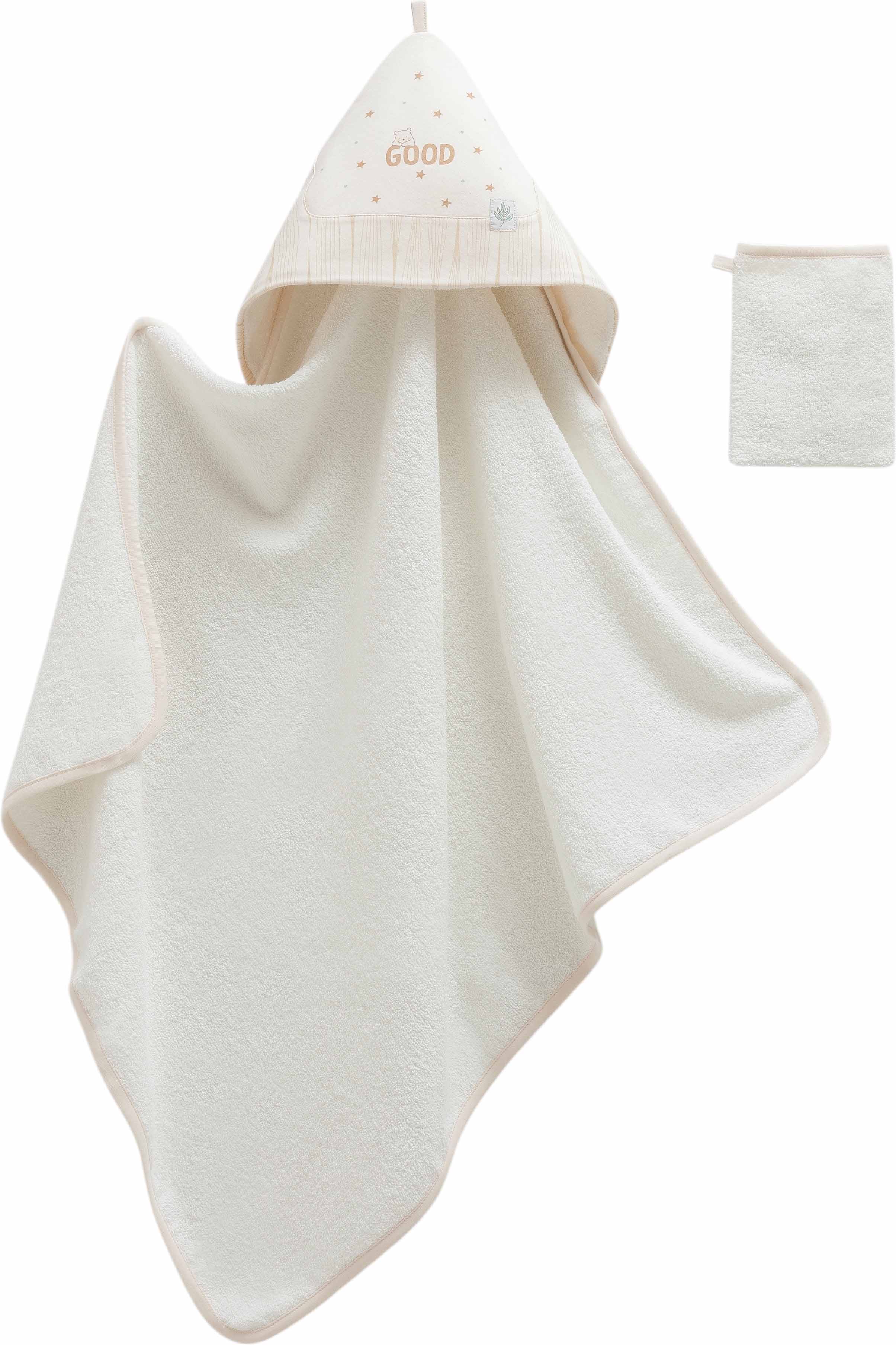 Towel+washcloth, series GOOD BABY