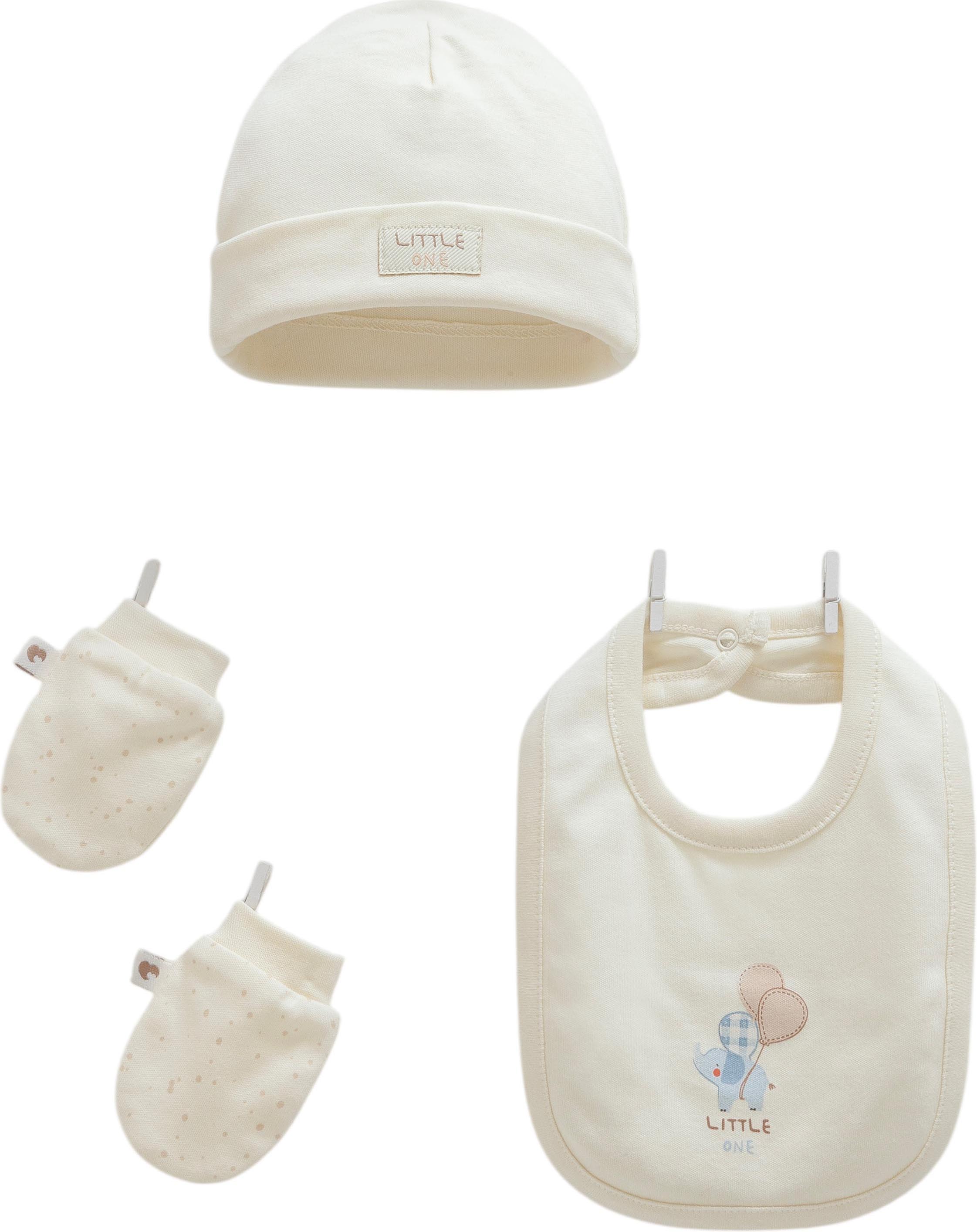 Hat+Bib+Gloves, series SOFT COLOUR