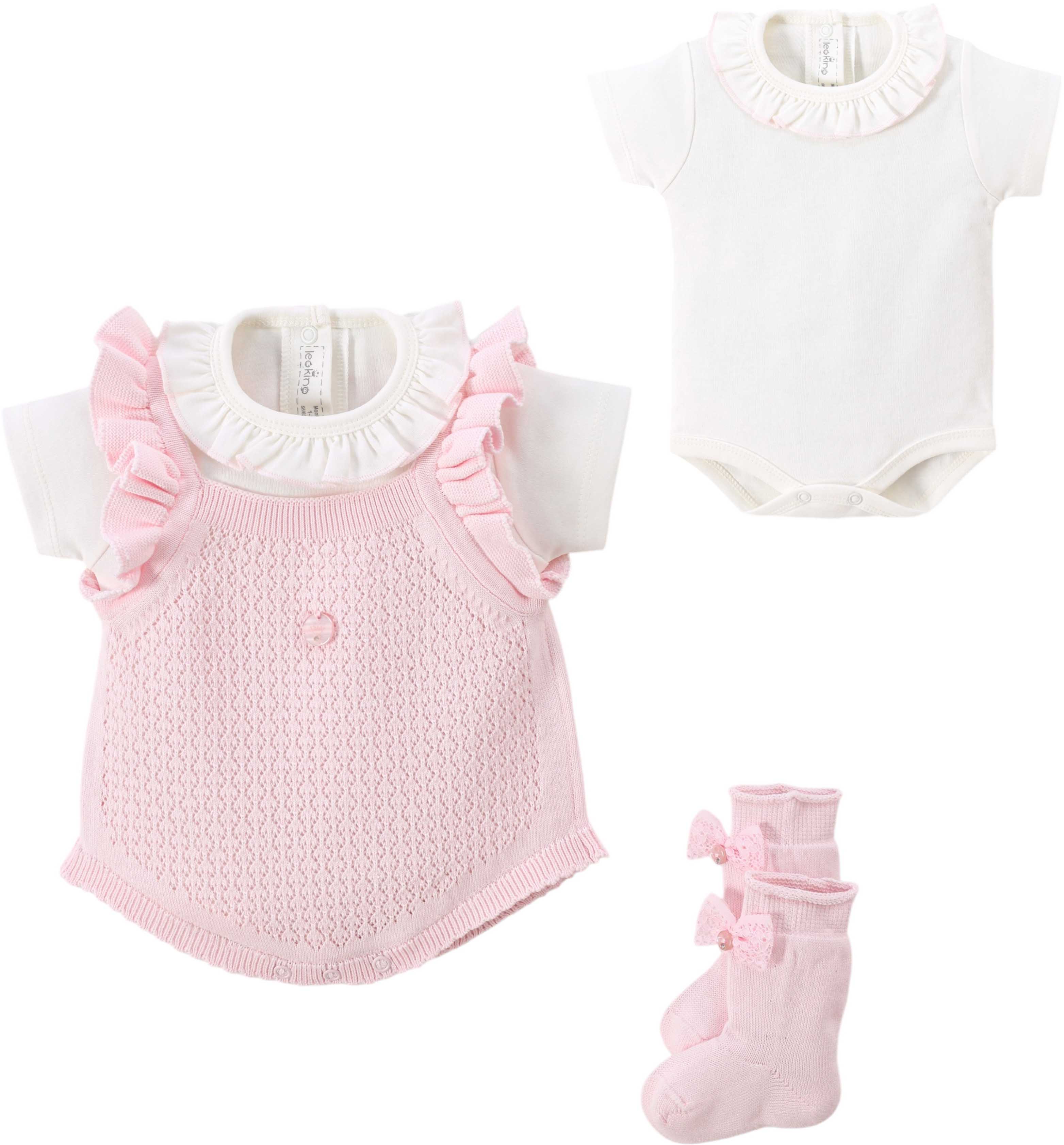 Set overalls+body+socks