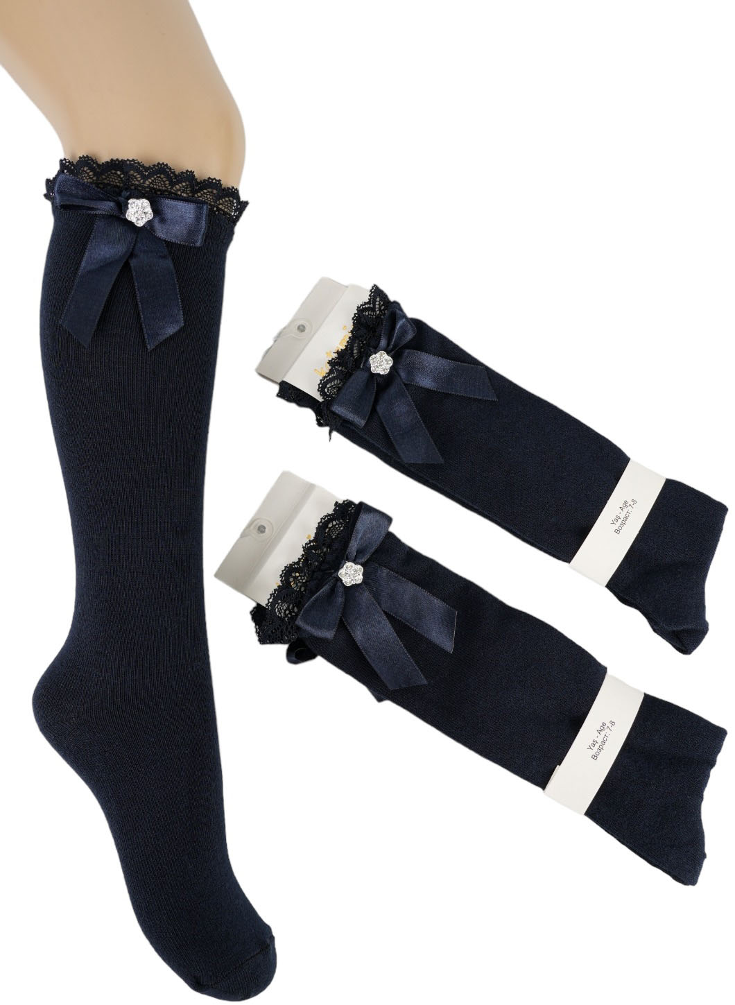 Knee high socks cotton Paptek